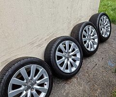 Set of Genuine 16" 5x100 With New Tyres