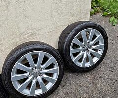 Set of Genuine 16" 5x100 With New Tyres - Image 4/6