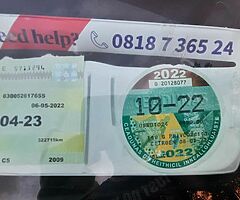2009 citroen c5 1.6 diesel taxed & tested