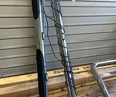 Navara bull bar nd side steps with lights