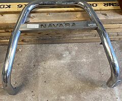 Navara bull bar nd side steps with lights