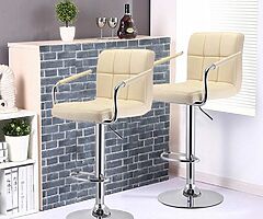 HIGH BAR STOOLS - Adjustable Gas Height - DELIVERY 