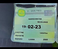 2005 Suzuki Liana - Image 7/9