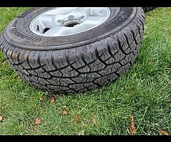 Navara/Pajero alloys new tyres