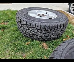 Navara/Pajero alloys new tyres - Image 3/6