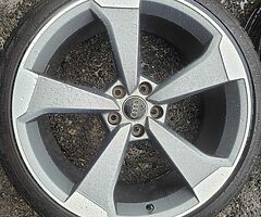 20" Genuine Audi Ttrs Twist Alloys with tyres - Image 10/10