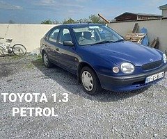 1.3 Toyota corolla