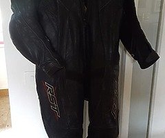 One piece motorcycle leathers