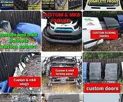 TRANSIT MK8 & CUSTOM TURBO AXLE LIGHT DOOR ENGINE GEARBOX EGR TYRE FRONT WING MIRROR BONNET GRIL