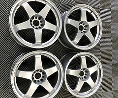 18x8.5 5x114 genuine rotas
