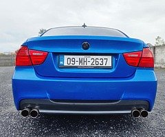 2009 BMW 320D 2.0 DIESEL M-SPORT SPARKLE BLUE WRAP M3 EXHAUST