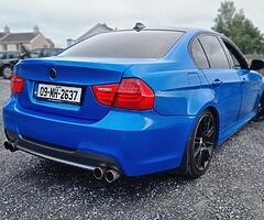 2009 BMW 320D 2.0 DIESEL M-SPORT SPARKLE BLUE WRAP M3 EXHAUST