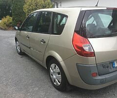 2008 RENAULT SCENIC  7 SEATER SHORT NCT AND TAX 1.6 PETROL