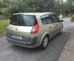 2008 RENAULT SCENIC  7 SEATER SHORT NCT AND TAX 1.6 PETROL