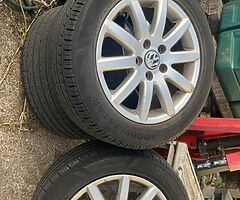 Alloys and tyres