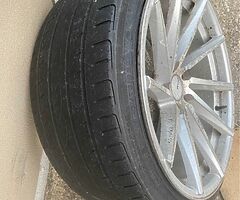 SINGLE! 19inch, 5x112,9.5 Directional wheel