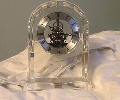 Tipperary Crystal Carriage Clock with horse racing theme