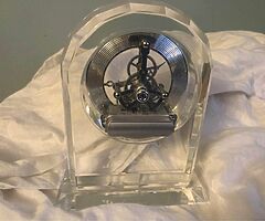 Tipperary Crystal Carriage Clock with horse racing theme