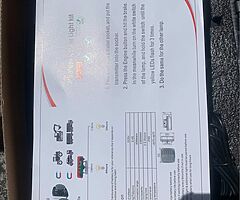 Led magnetic trailer lights wireless