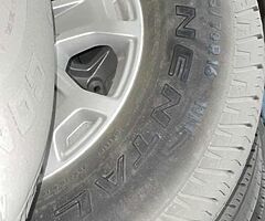 Ford ranger Alloys and tyres