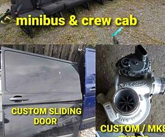 TRANSIT MK8 & CUSTOM PANELS
COMPLETE FRONTS 
ALL DOORS 
ALLOY WHEELS 
SIDE BARS ...