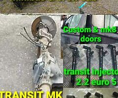TRANSIT MK8 & CUSTOM PANELS
COMPLETE FRONTS 
ALL DOORS 
ALLOY WHEELS 
SIDE BARS ...