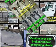 TRANSIT MK8 & CUSTOM PANELS
COMPLETE FRONTS 
ALL DOORS 
ALLOY WHEELS 
SIDE BARS ...
