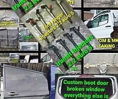 TRANSIT MK8 & CUSTOM PANELS
COMPLETE FRONTS 
ALL DOORS 
ALLOY WHEELS 
SIDE BARS ...