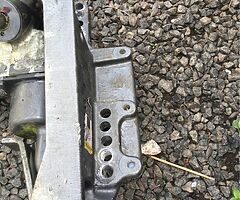 Boat engine tilt and turn