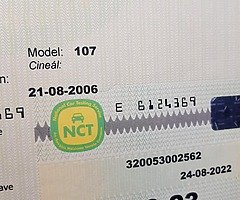 107 Peugeot  1.0 new test