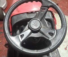 Mtd   sit  on  mower  deck  and  all  good  needs   battery   and  throttle  cable  left  in
