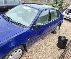 Toyota corolla 1.3petrol no nct or tax driving perfect only 60thousand miles on it