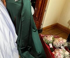 Emerald green dress