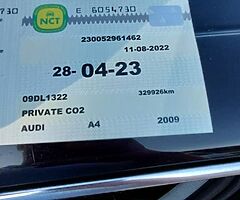2009 AUDI A4 2.0TDI NEW NCT - Image 9/10