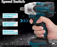 18V Impact Wrench (Works with Makita 18v Battery)