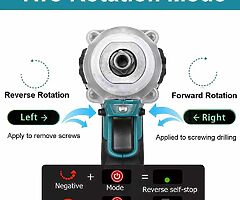 18V Impact Wrench (Works with Makita 18v Battery) - Image 4/10