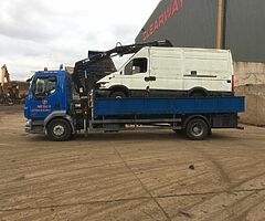 SCRAP CARS VANS JEEPS LORRIES WANTED CASH PAID 07788816399