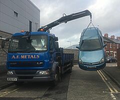 SCRAP CARS VANS JEEPS WANTED CASH PAID DVLNI PAPERWORK COMPLETED LETTER OF DISPOSAL GIVEN 