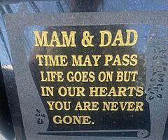 Plaque please read the description