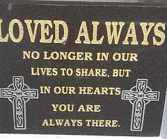 Plaque please read the description