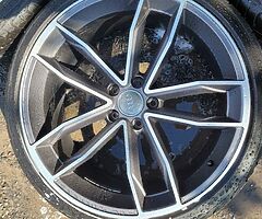 20" Audi Alloys with tyres