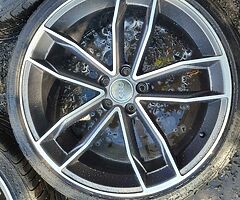 20" Audi Alloys with tyres