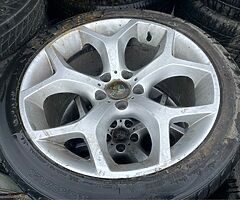 X5 BMW alloys 20 inche wheels staggered - Image 7/7