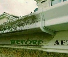 Gutters cleaned and sealed