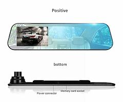 Mirror records video camera. 1080 FullHD..New