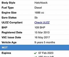 2013 Vauxhall Astra SRI CDTI Diesel - Image 8/9