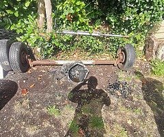 Car transporter 3500 kg trailer 2 axal