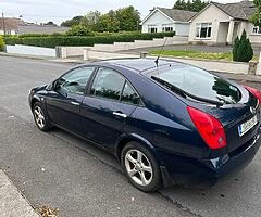 2007 Nissan Primera 1.6 Petrol NCT Expires January 20,23 Tax Expires October 20,22 - Image 3/8