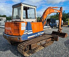 Kubota KH 151 5 Tonne Digger / Excavator
