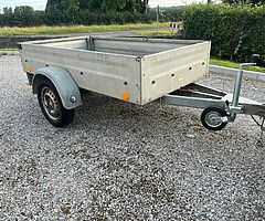 Galvanised factory built trailer